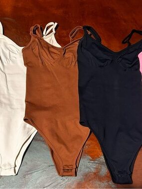 OQQ Adjustable Strap Bodysuit Tanks | Women’s Small | Multi-Color Bundle